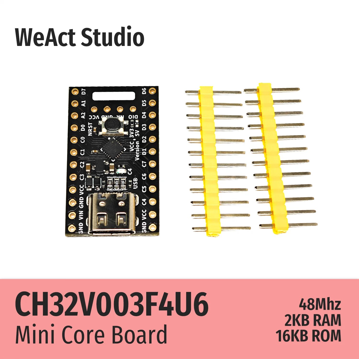 WeAct CH32V003 RISC-V Микроконтроллер