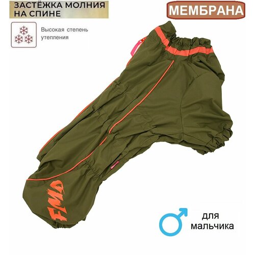 Теплый комбинезон для Американских Булли. Мальчик (AB2 по спинке 51см мальчик)