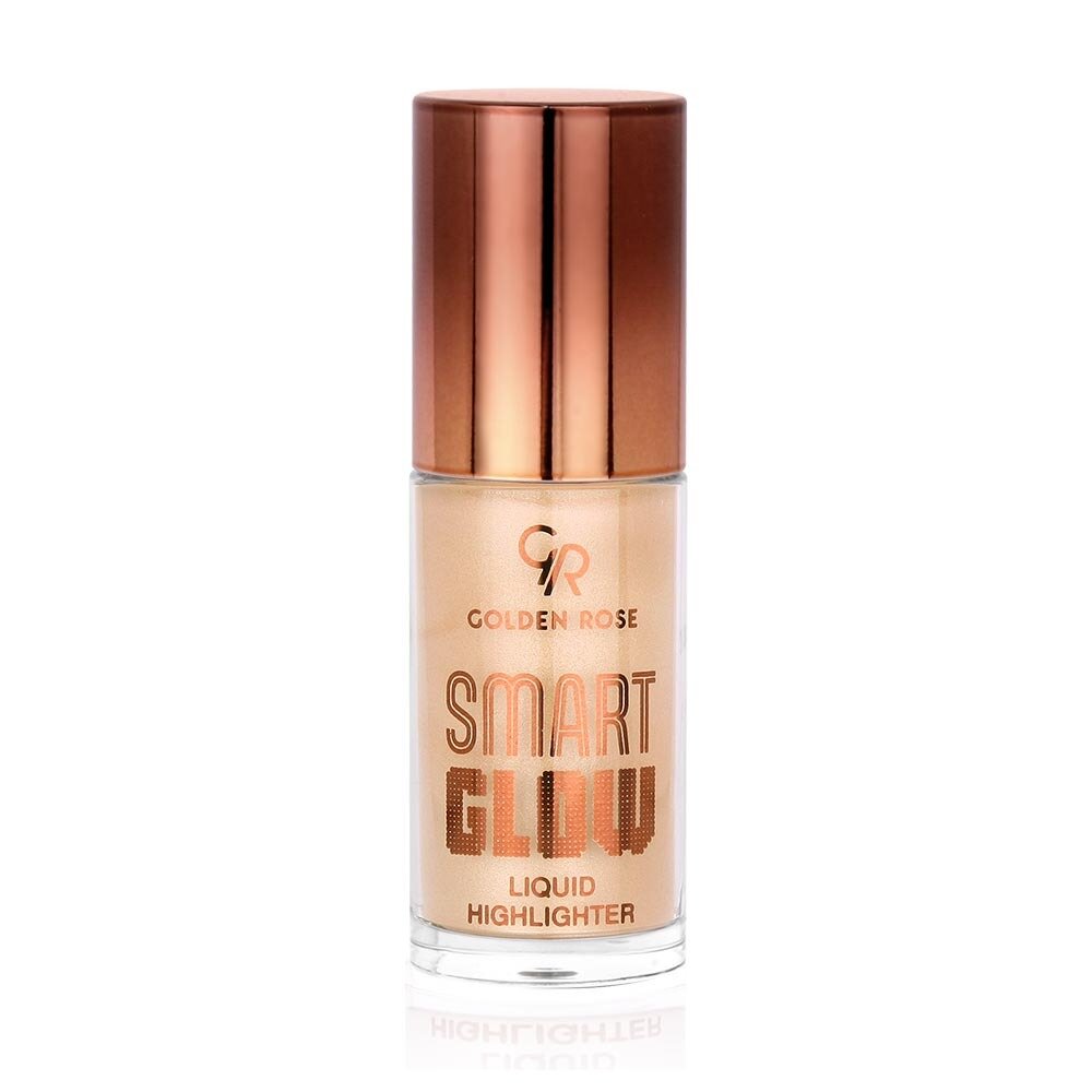 Хайлайтер для лица жидкий Golden Rose Smart Glow Liquid Highlighter цвет 202 сияюще-золотой Сияние кожи без блеска