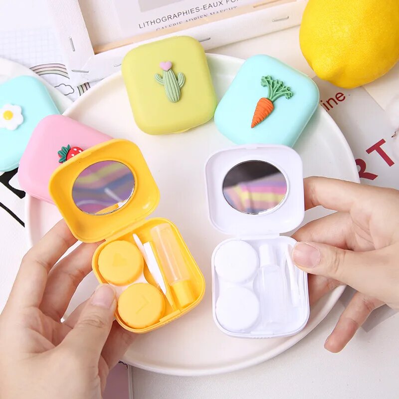 Изображение Контейнер для контактных линз, 1pcs colour random A, Унисекс