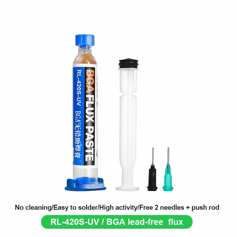 Флюс RELIFE RL-420S-UV 10г с толкателем