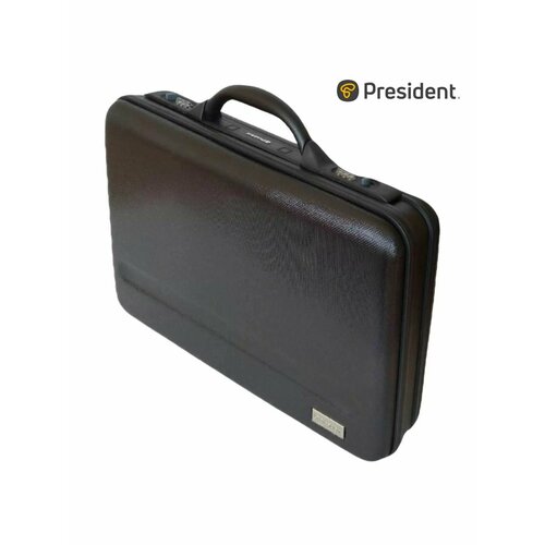 Портфель President фактура гладкая зернистая черный 19500₽