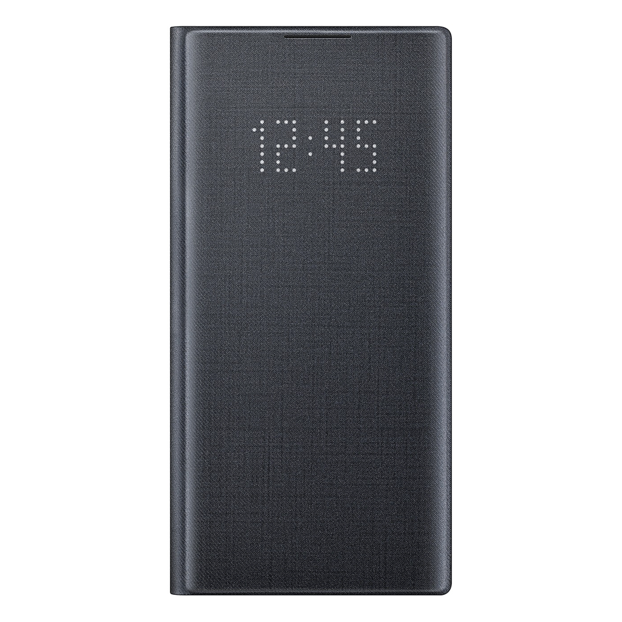Чехол (флип-кейс) SAMSUNG LED View Cover, для Samsung Galaxy Note 10, черный [ef-nn970pbegru] - фото №1