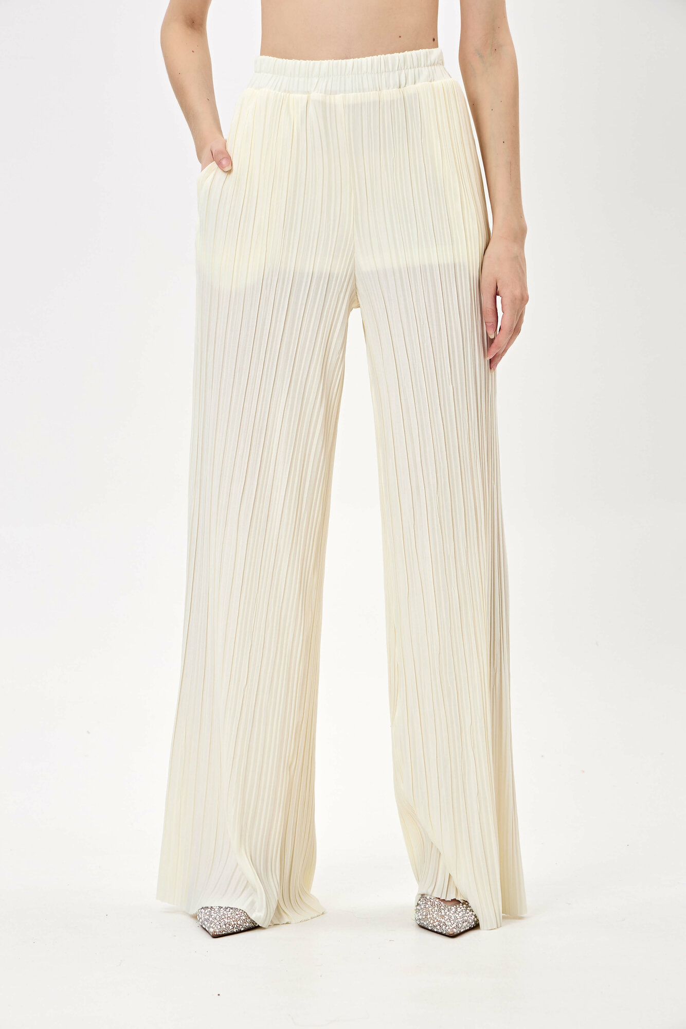 Брюки классические TERRA PRO, размер M, белый — фото 1