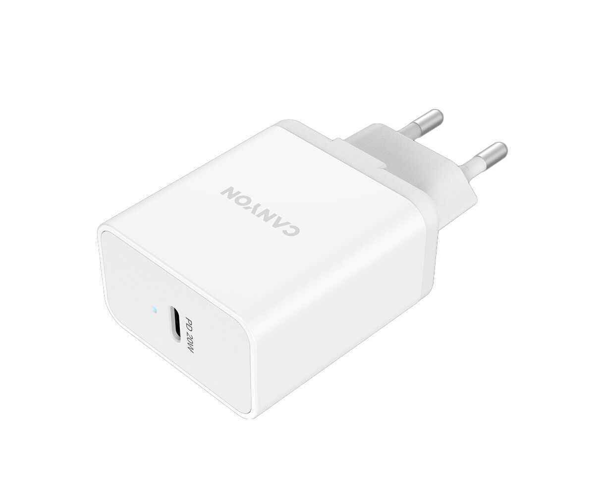 Адаптер питания Canyon PD20W H20-02 (белый)