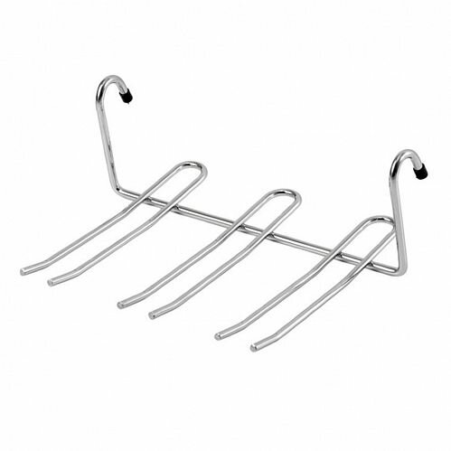 Держатель на рейлинг для бокалов - 230x180x90мм цвет - хром