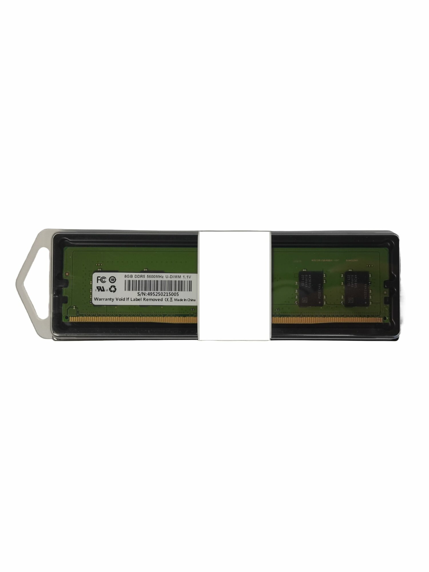Оперативная память SeaMere SMDDR2025, DDR5, 8GB, 5200MHz, 1.1 В, BOX