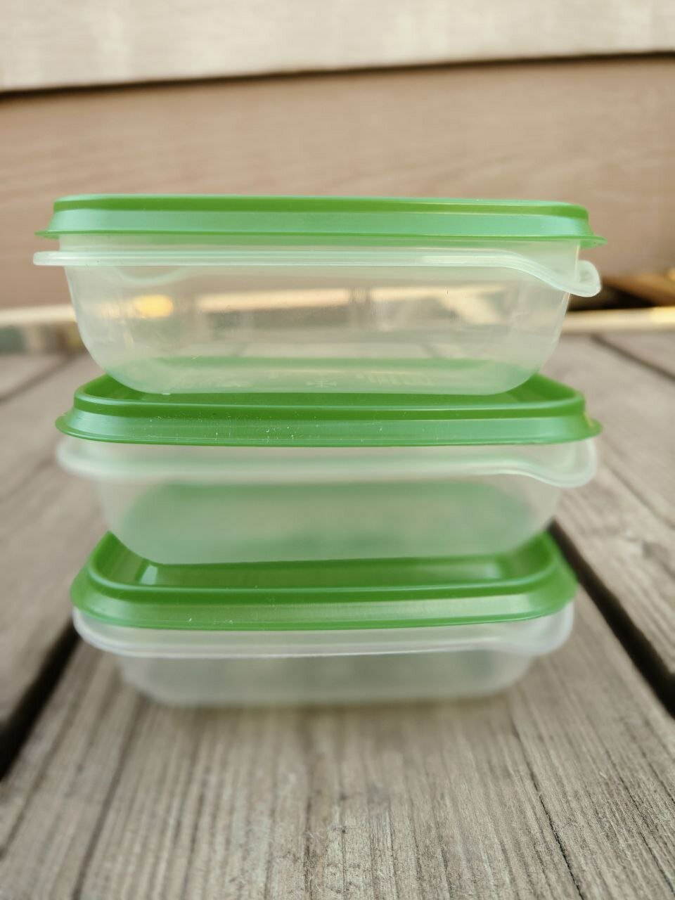 Набор контейнеров 100 мл с крышкой для продуктов PRUTA икеа 3 штуки