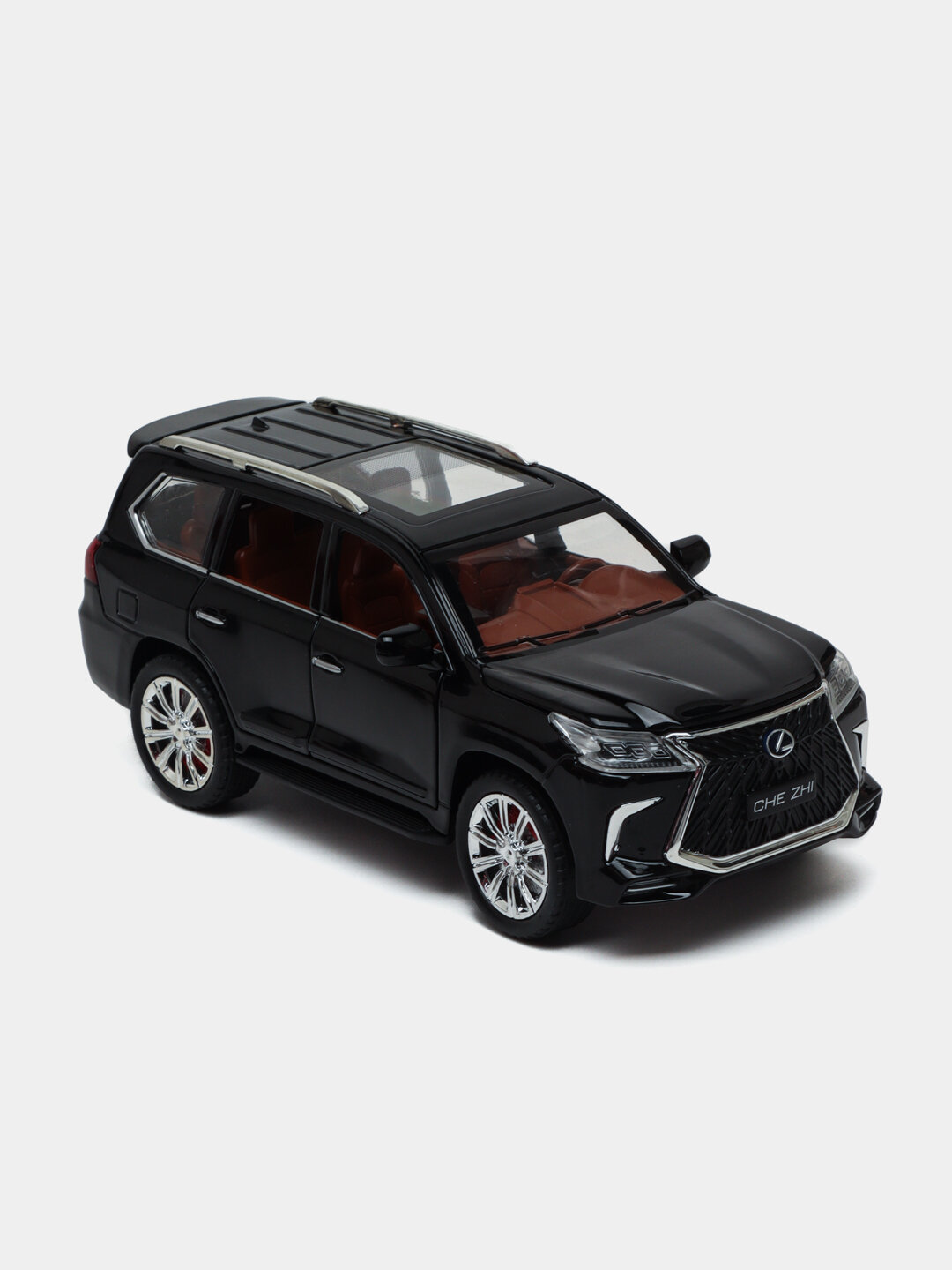 Игрушечная машинка Range Rover Vogue, инерционный механизм, чёрный, 12см