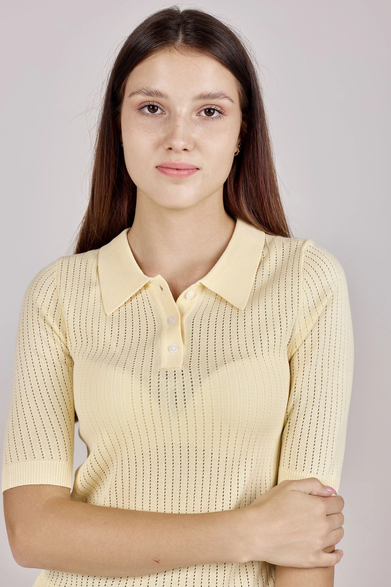 Джемпер Selfie, размер S, желтый — фото 1