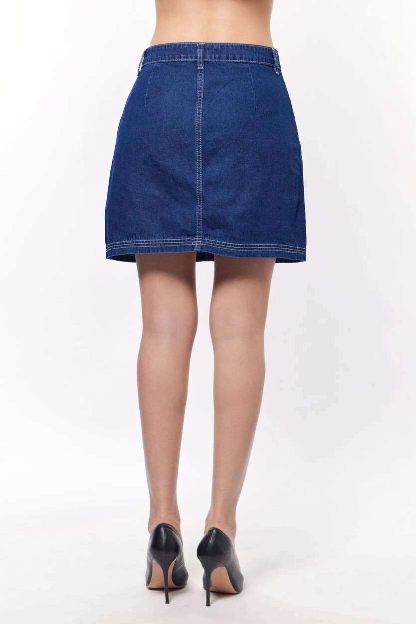 Юбка Selfie, размер S, синий — фото 1