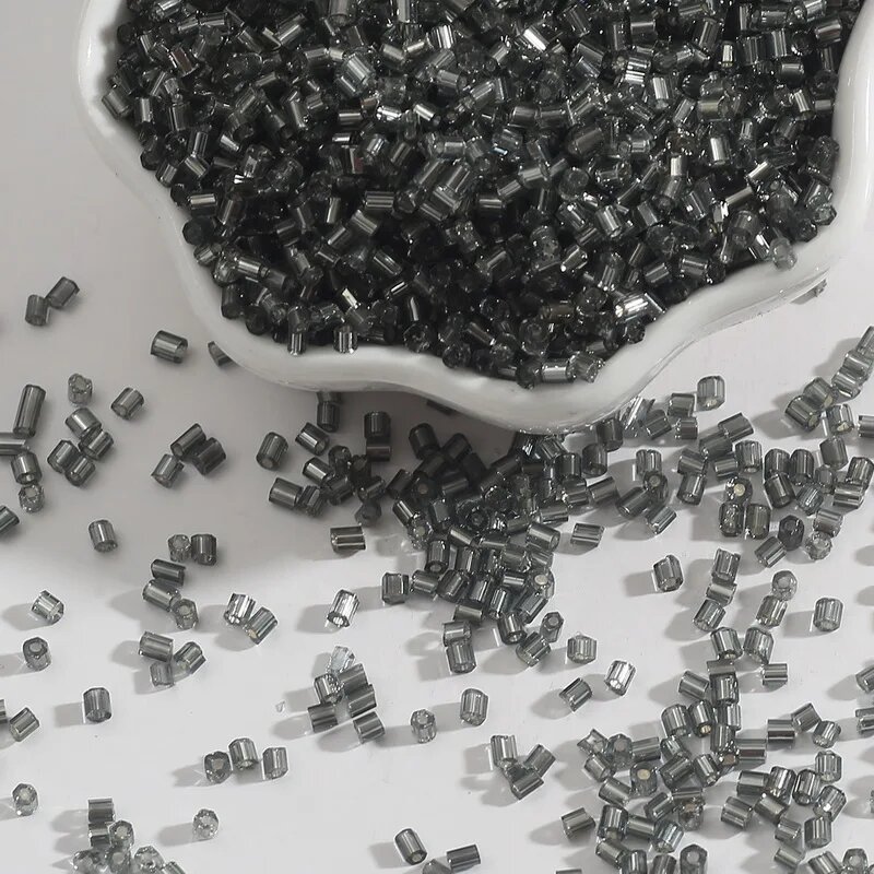 Бусины из чешского стекла Dark Gray, 2 мм, 700 шт.