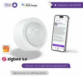 Умный датчик движения и освещенности Zigbee с Алисой и Google Assistant
