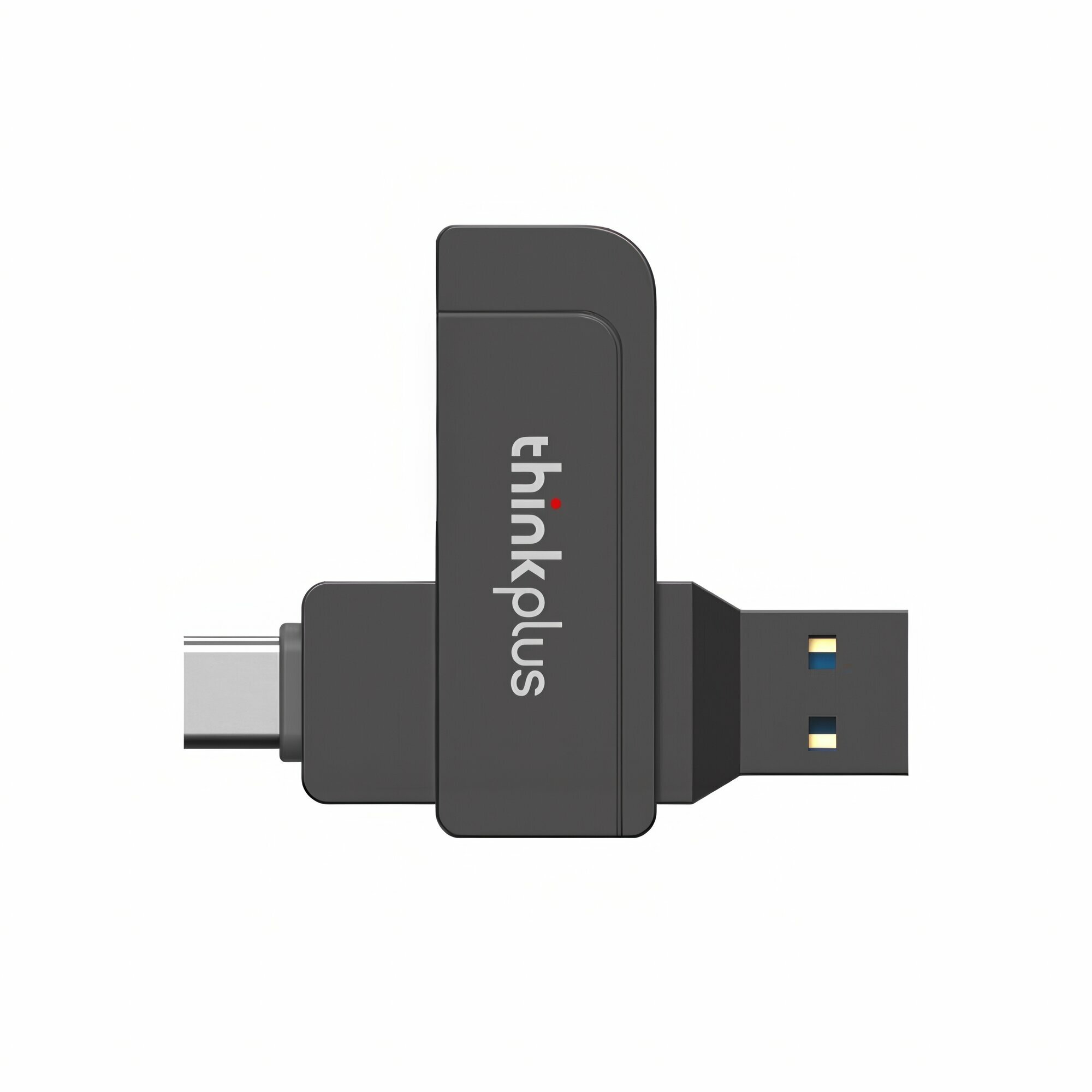 Флеш-накопитель Lenovo ThinkPlus MU253 USB 3.2 Type-A-C 64 ГБ, черный