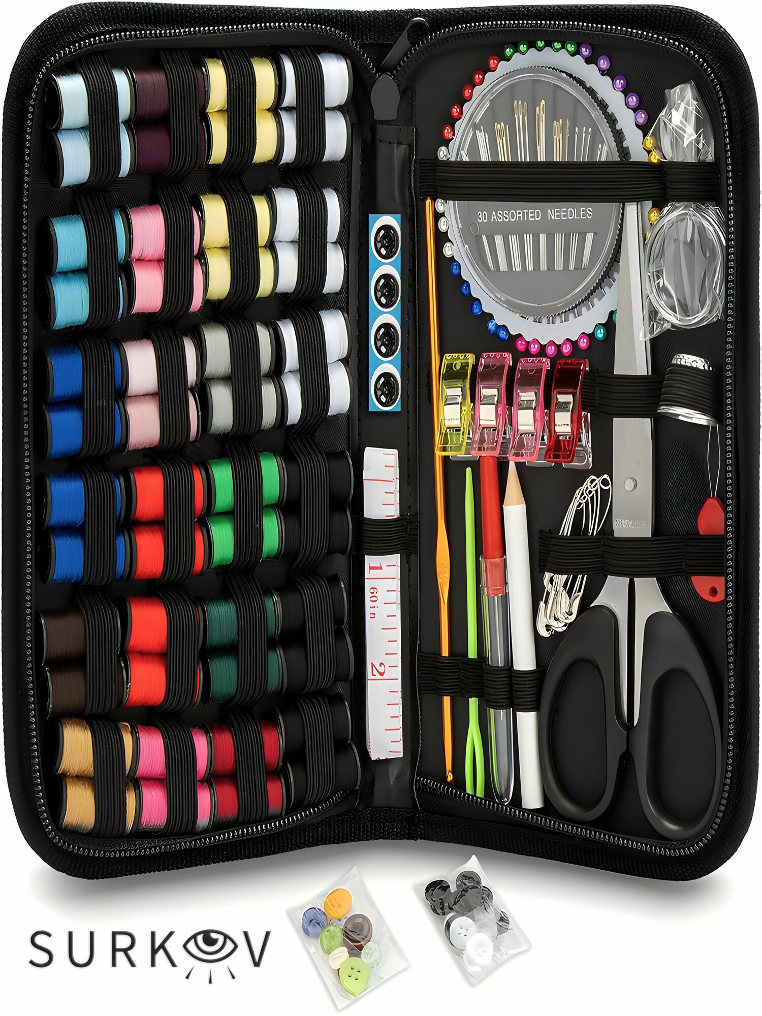 Швейный набор 175 штук много предметов