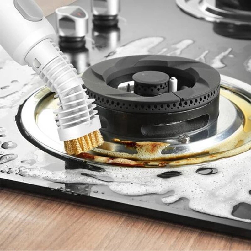 Изображение Пароочиститель Мультифункциональная паровая швабра Xiaomi Steam Cleaner DEM-ZQ610 CN 1600 Вт, насадки - 5 шт