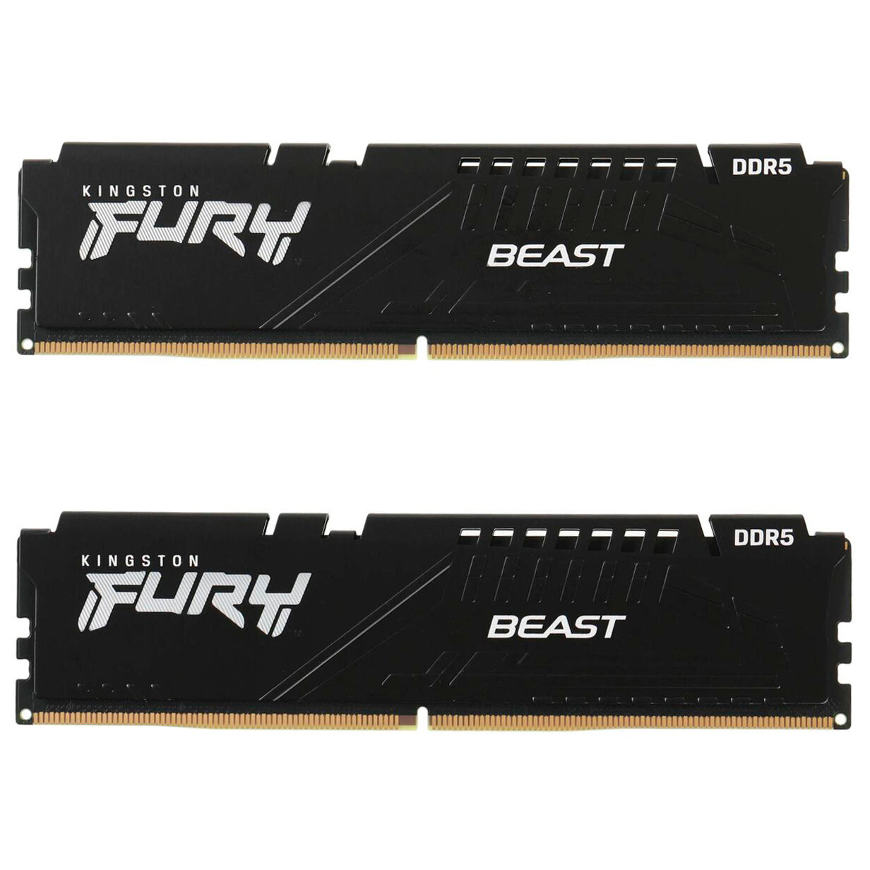 Kingston Память оперативная/ Kingston 16GB 6000MT/s DDR5 CL30 DIMM (Kit of 2) FURY Beast Black XMP