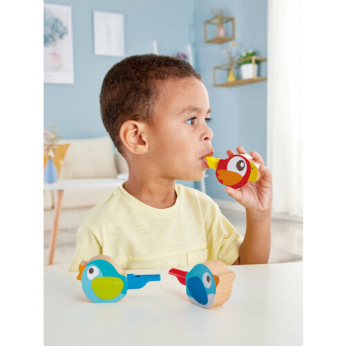 Серия В лесу Детская музыкальная игрушка Свистулька Hape красный E0474_HP 765₽