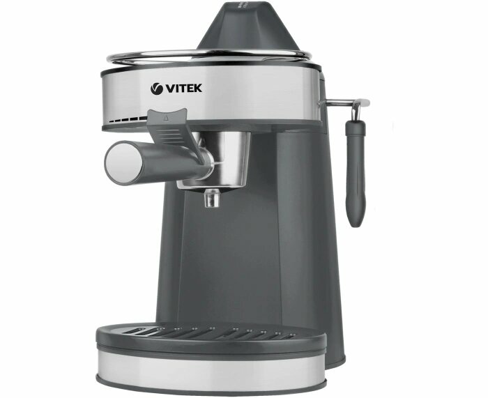 Кофеварка Vitek рожковая Graphite VT-1524 золотистый