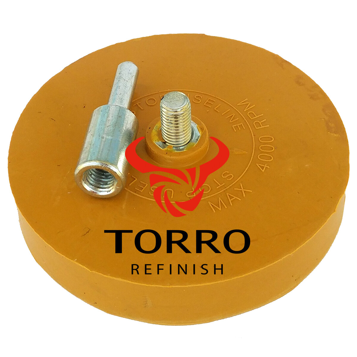 Диск для снятия скотча 86мм с адаптером TORRO