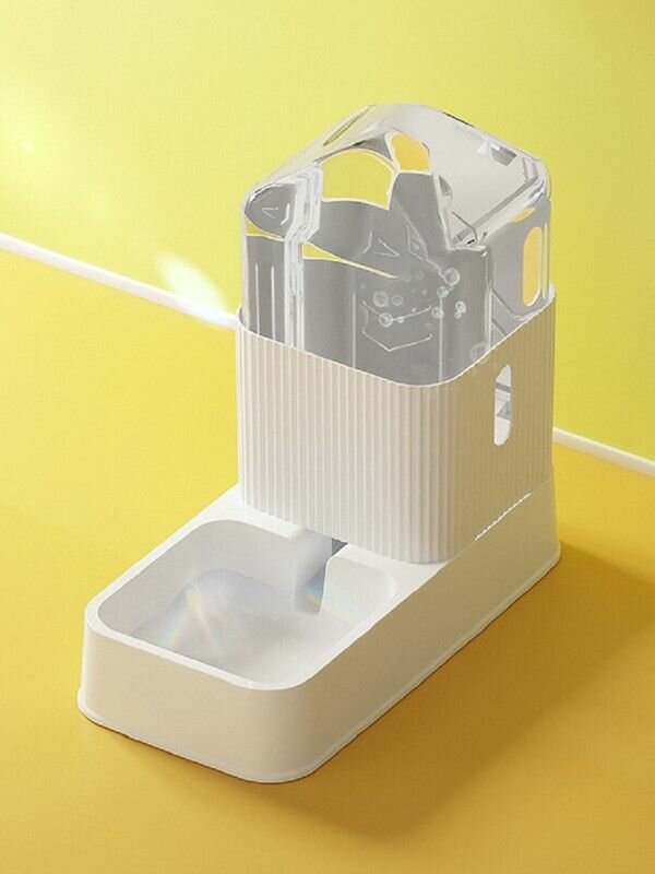 Автопоилка для животных 31х15х30 см цвет белый. Товар уцененный