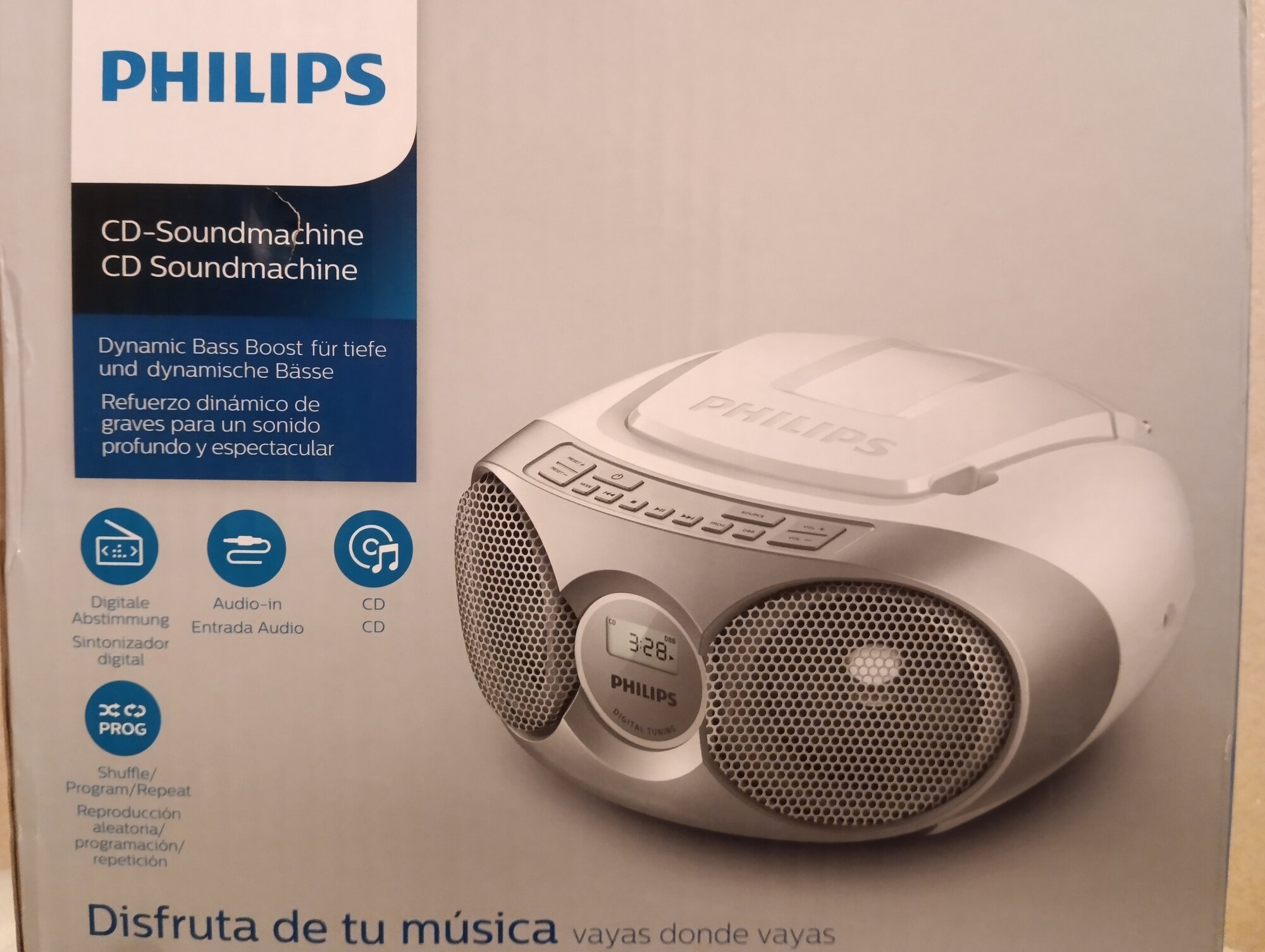 Магнитола Philips AZ215S/12 Silver
