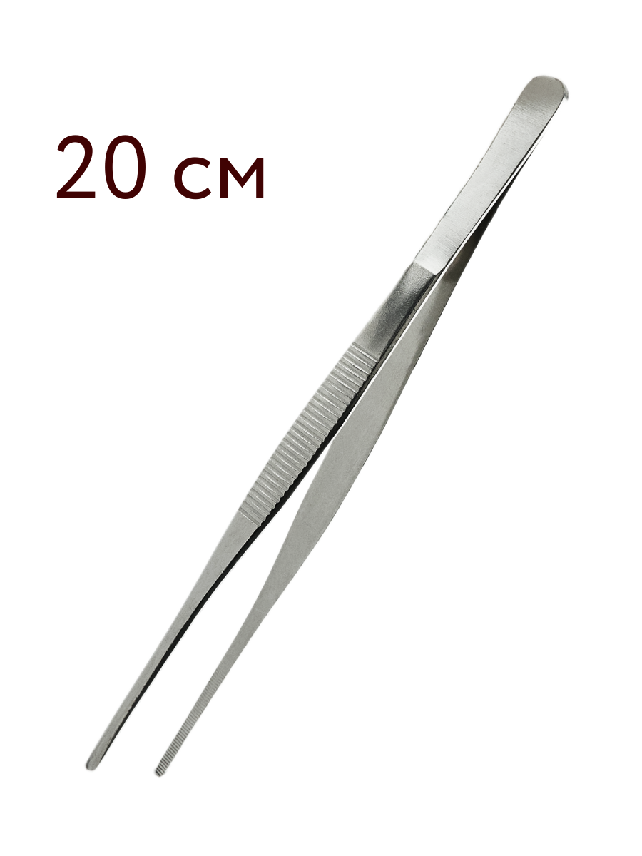 Пинцет кухонный 20 см нерж. сталь пинцет поварской металлический пинцет кулинарный металлический кухонные щипцы