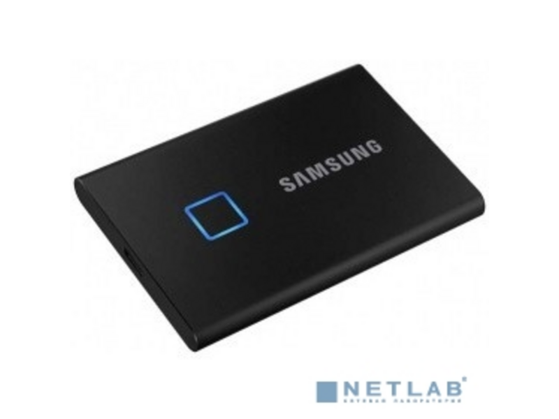 Внешние HDD и SSD внешние HDD и SSD/ External SSD T7 Touch, 2000GB, Touch ID, Type-C, USB 3.2 Gen2, R/W 1050/1000MB/s, 85x57x8mm, Black (12 мес.)