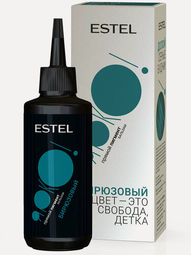Изображение товара Пигмент прямого действия для волос ESTEL Ярко оттеночный бальзам бирюзовый 150 мл