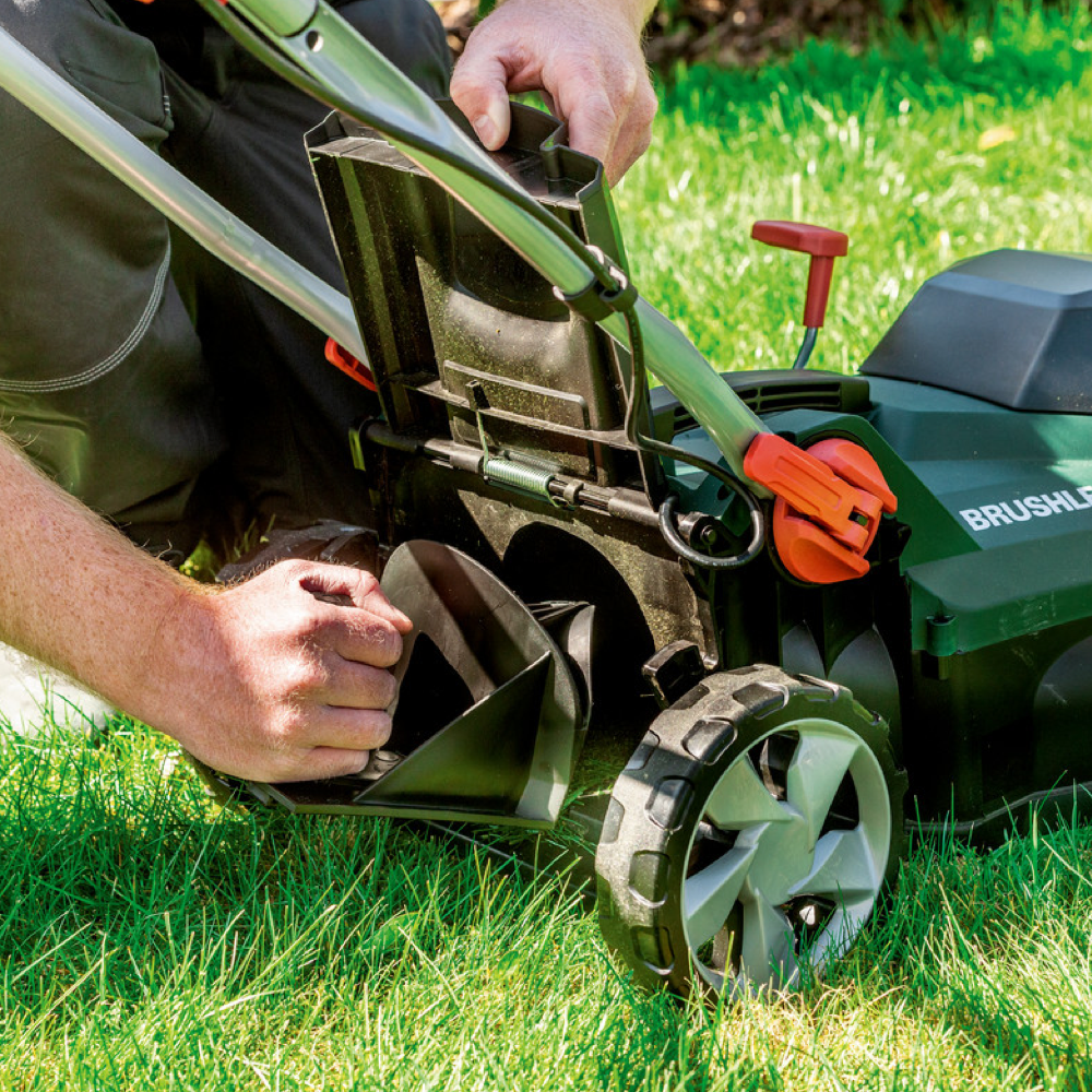 Изображение Аккумуляторная газонокосилка Metabo RM 36-18 LTX BL 36 601716850