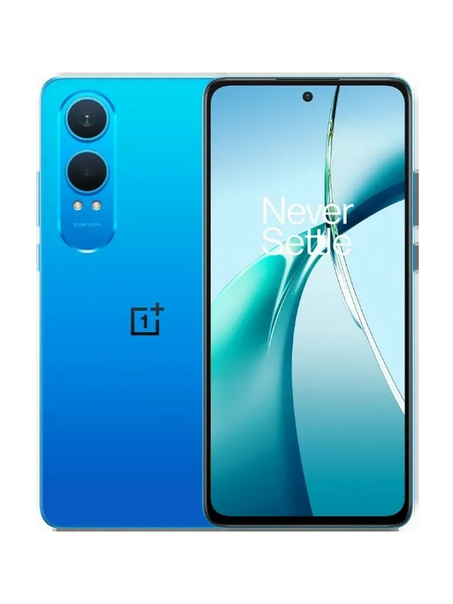Смартфон OnePlus Nord CE4 Lite 8/256, синий (Mega Blue), CPH2621, Snapdragon 695, Dual Nano Sim