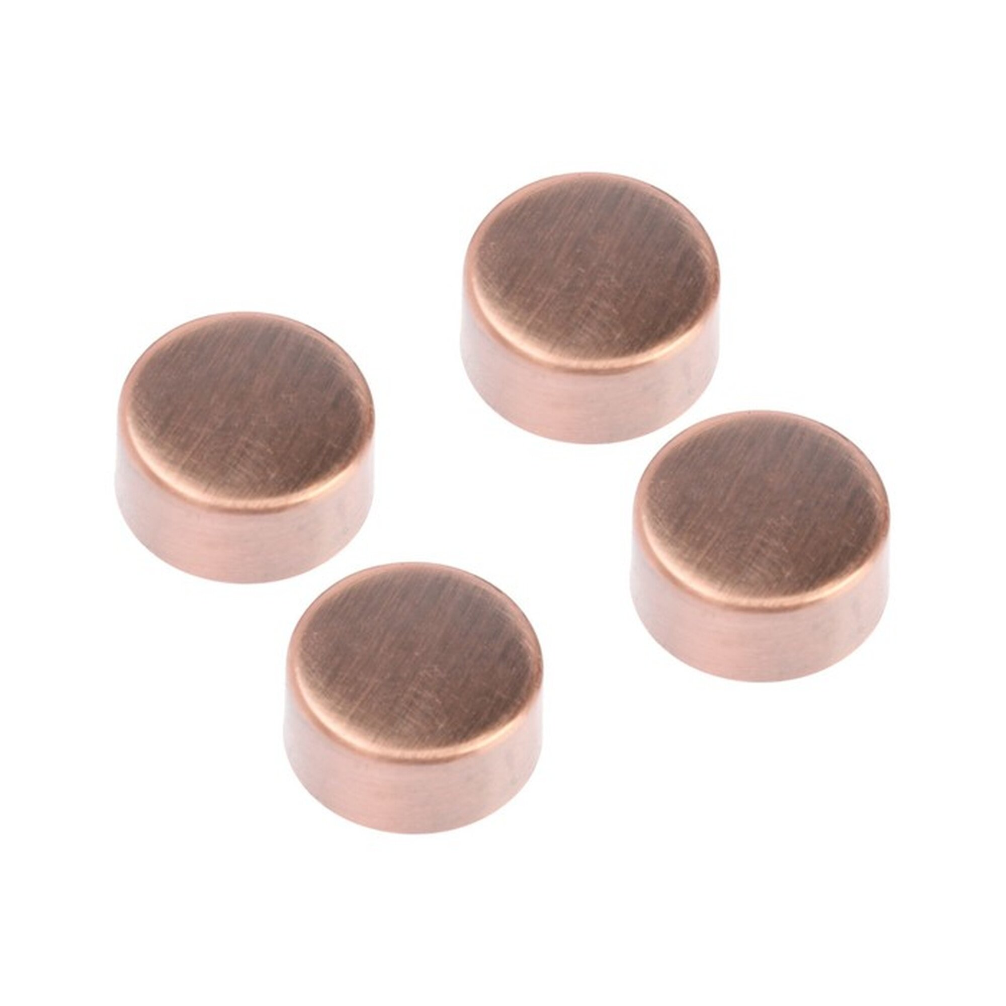 Зеркалодержатель тундра LIGHT d=17 мм без сверления цвет медь пластик 4 шт.