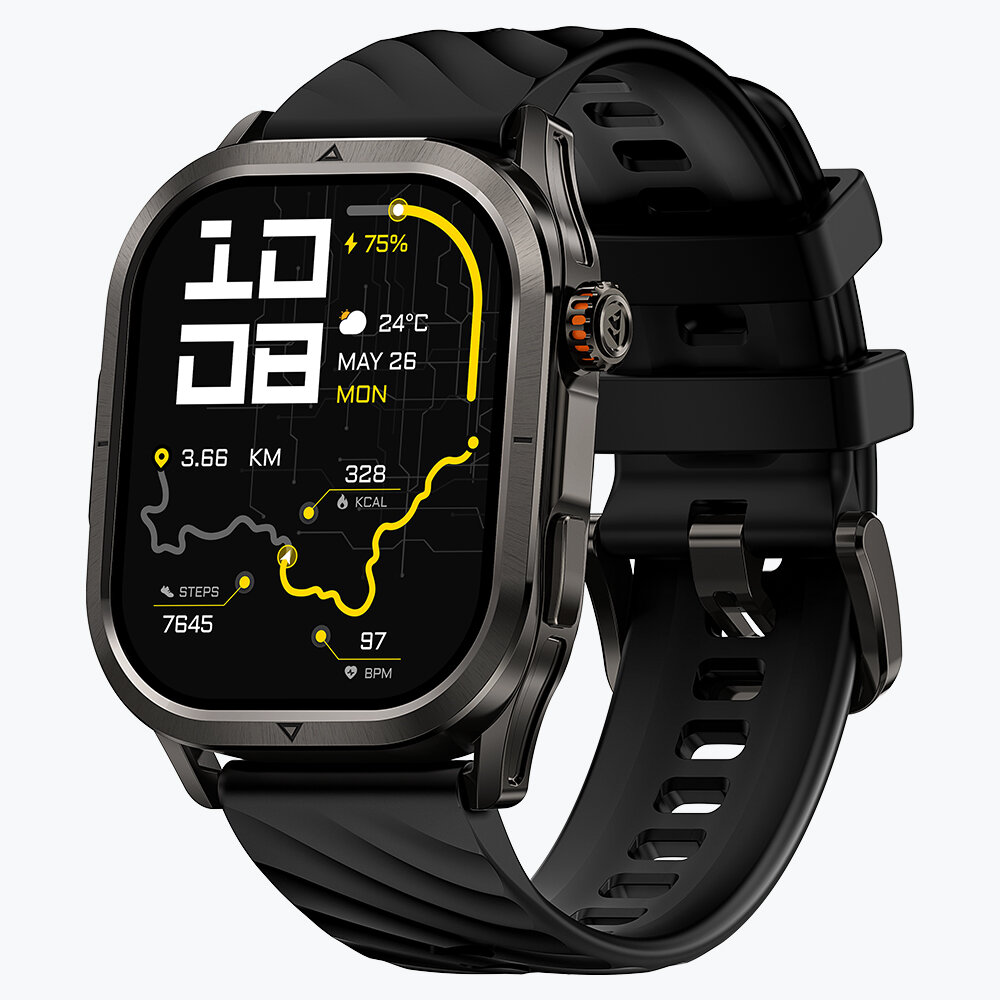 KOSPET MAGIC P10 Новые мужские смарт-часы 2025 – 50м водонепроницаемость, GPS, Bluetooth, пульсометр, до 50 дней работы