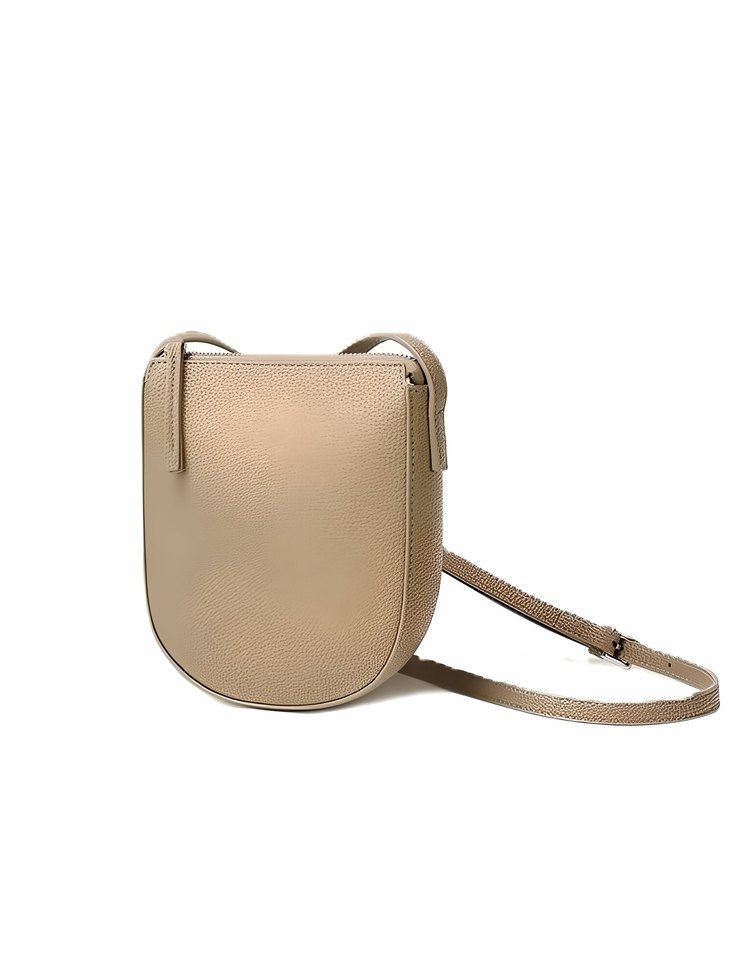 Сумка кросс-боди КожаноFF, фактура рельефная, серо-коричневый