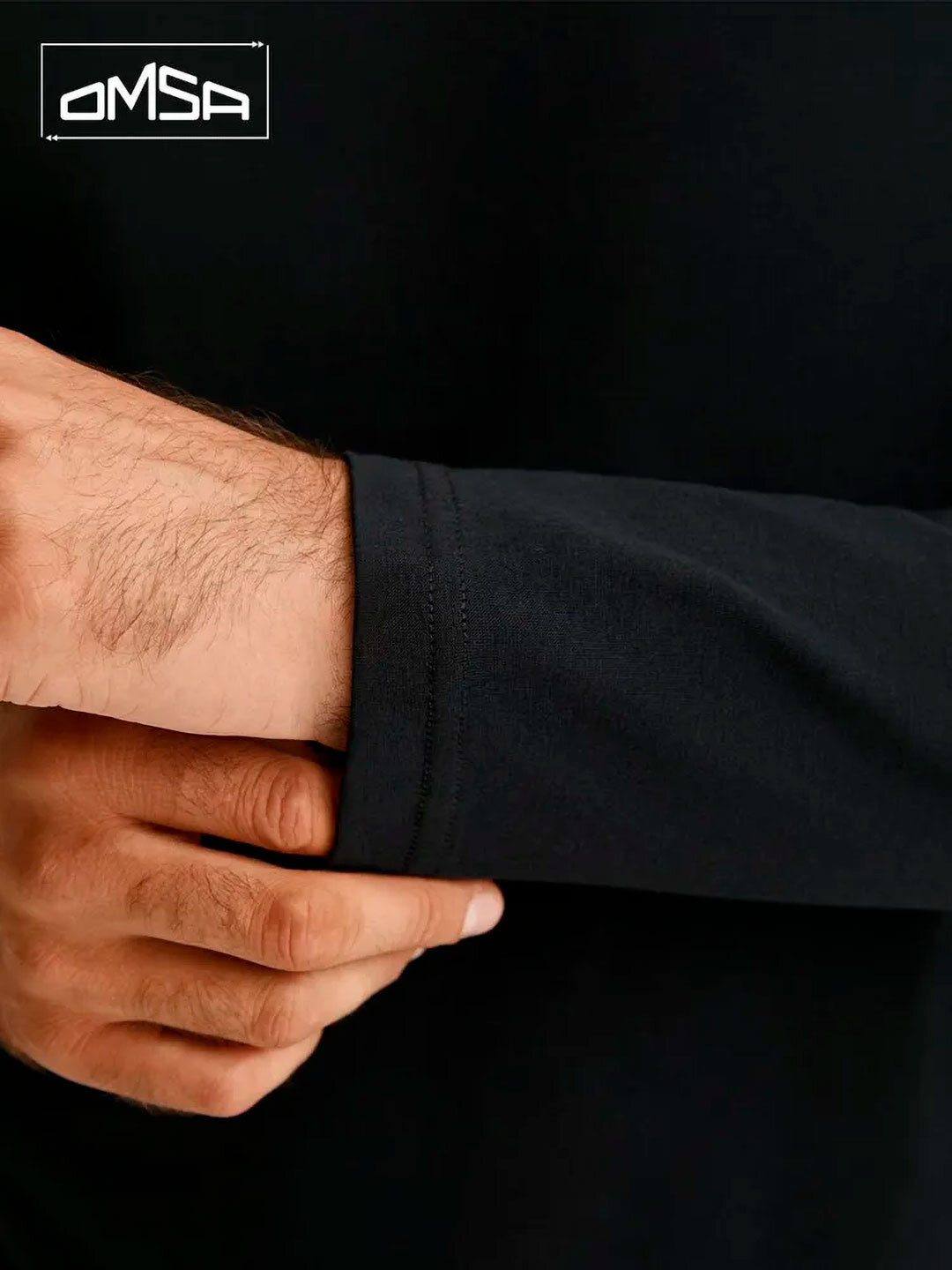 Лонгслив neo, размер 52, , черный — фото 1