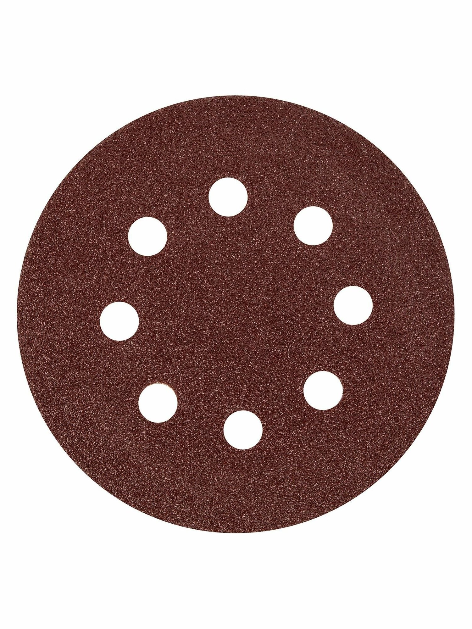 Круг абразивный шлифовальный на ворсовой подложке под липучку перфорированный P 80 125 мм 5 шт Matrix 73804