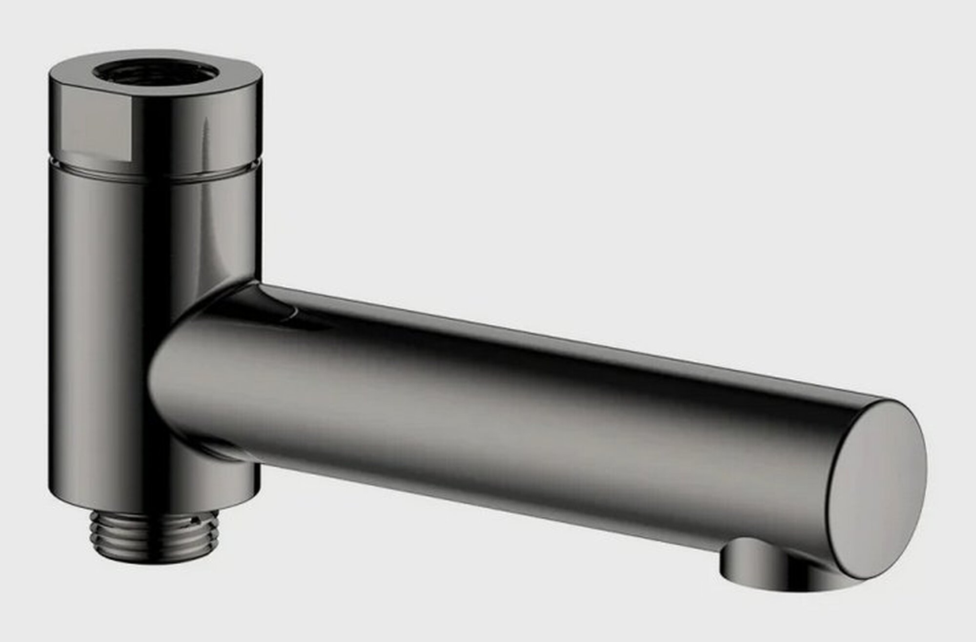 Излив AQUAme AQM8301GM, поворотный, картридж, для ванны, gun metal, высота 71 см, длина 152 см