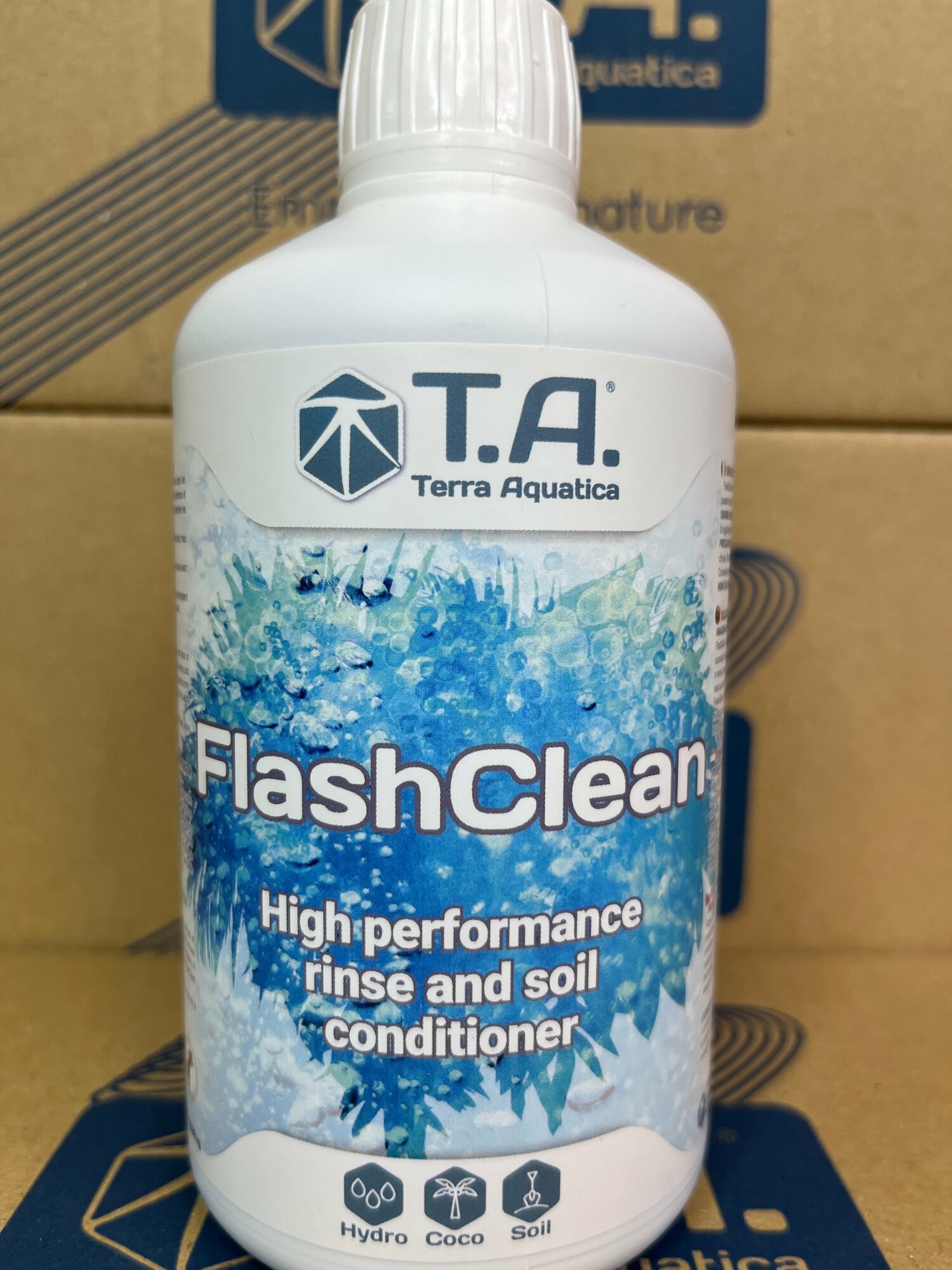 FlashClean (Flora Kleen GHE) / раствор для выведения солей 0,5 л - фотография № 3