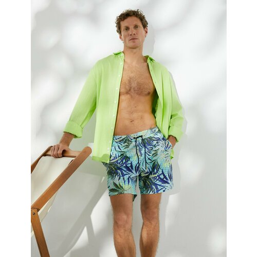 фото Шорты для плавания koton, размер xl, зеленый
