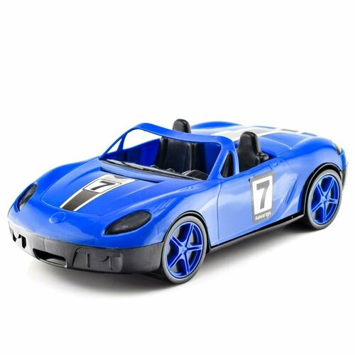 Машинка TOY MIX Кабриолет, пластмассовая, синяя, 40 см