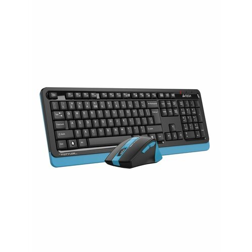 Клавиатура и мышь Fstyler FG1035 черный, черный, синий