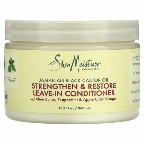 SheaMoisture ямайское черное касторовое масло укрепляющая и восстанавливающая маска 340 мл 3000₽