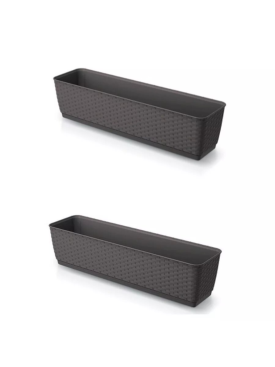 фото Ящик балконный Ratolla Case 783х173х150мм умбра