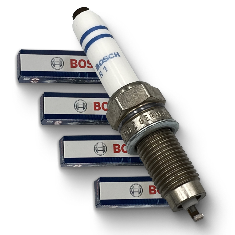 Свечи зажигания Bosch 02411355520, для Audi/VW/SEAT/Skoda 1.6 110л. с, 4 шт. — фото 1