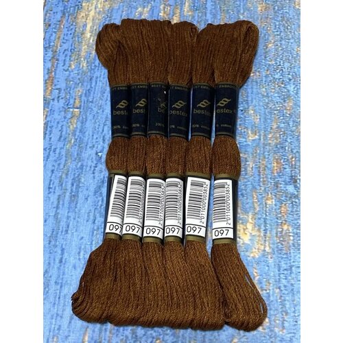 Набор ниток мулине Bestex нитки для вышивания и рукоделия вышивка крестом мулине 231₽