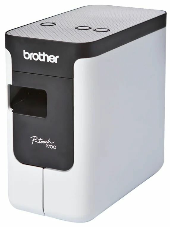 Термотрансферный принтер этикеток Brother PT-P700 черный/белый — фото 1