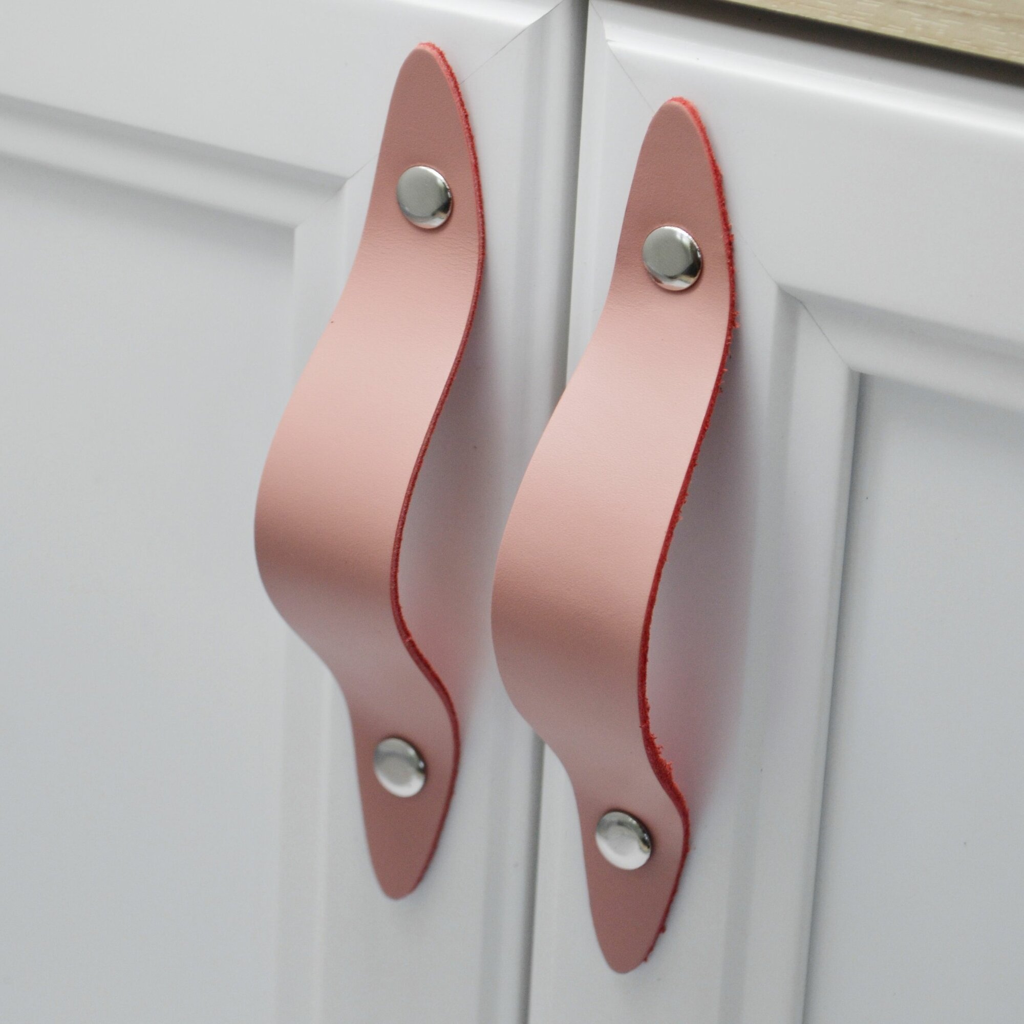 фото Ручки мебельные, комплект 2 шт, цвет горчичный