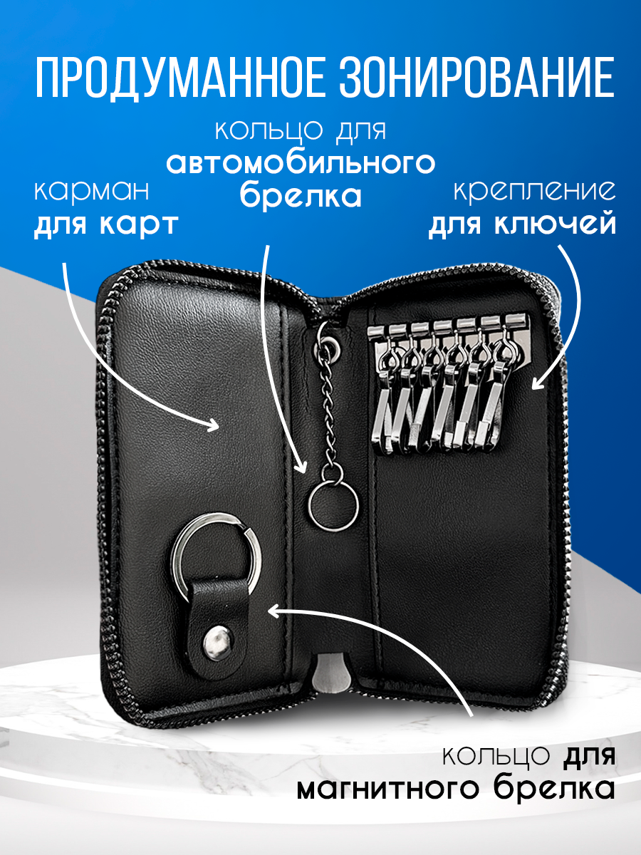 Ключница EaZZY BEST, черный — фото 1