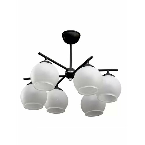 Люстра НСБ12-6*60-128 скорпион черная