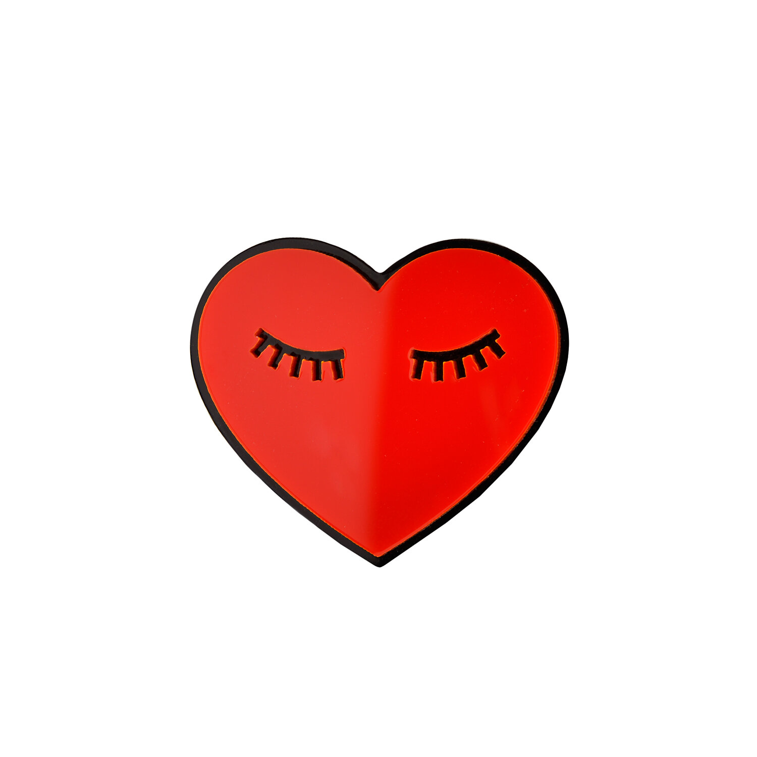 Брошь MONOLAMA, красный — фото 1